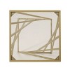 Wadleigh Modern Glam Glass Top End Table Champagne Gold - Christopher Knight Home: Iron Frame, No Assembly Required - 4 of 4