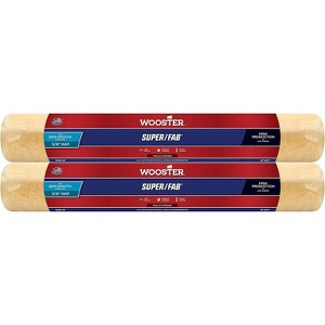 Wooster Genuine 18" Super/Fab 3/8" Nap Roller Cover 2-Pack, R239-18-2PK - 1 of 1