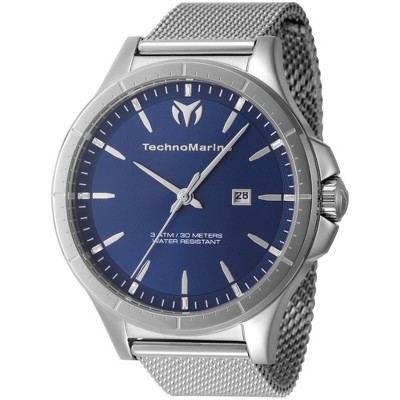 Technomarine TM-822004 Men's MoonSun Blue Dial Mesh Bracelet Watch