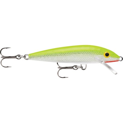 Rapala Original Floating 07 Fishing Lure - Silver Fluorescent Chartreuse