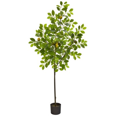 Nearly Natural 61-in Lemon Artificial Tree