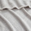 Kate Aurora Ultra Soft & Plush Ogee Damask Fleece Throw Blanket Covers - 50 in. W x 60 in. L - 2 of 4