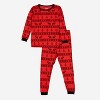 Leveret Kids Two Piece Bamboo Christmas Pajamas - 2 of 4