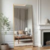 Lirago 71" x 31" Rectangle full body mirror with Gold Scratch Resistant Aluminum Alloy Frame with bracket - 4 of 4