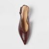 Women’s Samantha Sling Back Kitten Heels – A New Day™ Burgundy - 3 of 4