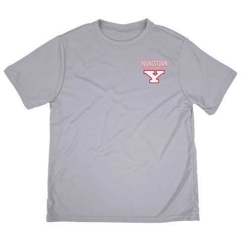 Youngstown State University Youth/Kids Sport T-Shirt Left Chest Logo, Athletic Heather - image 1 of 4