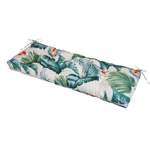 NewHome "51.18x19.68in Waterproof Bench Seat Cushion for Indoor/Outdoor Furniture with Non-Slip Ties" Hawaii 10cm thick - 1 of 1