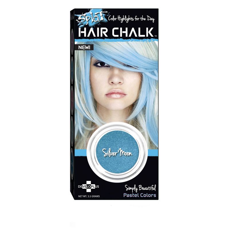 Splat Hair Chalk - Silver Moon - 3.5gm, 1 of 8