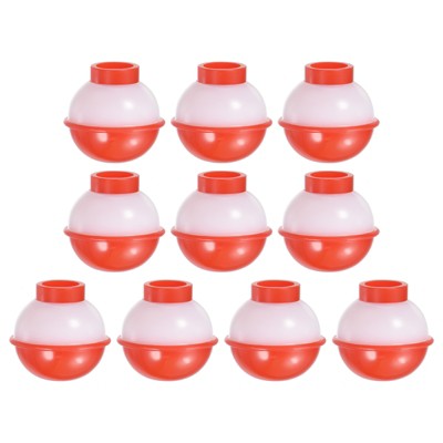 1 Inch Fishing Bobbers, 50 Pack Plastic Push Button Round Fishing Float