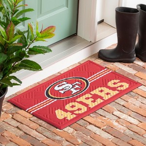 Embossed Mat, Cross Hatch, San Francisco 49ers - 1 of 3