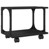 vidaXL Printer Stand 2-Tier Black 16.1"x11"x13.2" Engineered Wood - 2 of 4