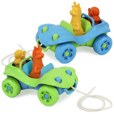 green toys car carrier vehicle set toy