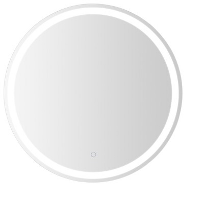 Dane 27" Round Frameless LED Bathroom Vanity Mirror