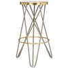 Lorna Gold Leaf Bar Stool  - Safavieh - image 3 of 4