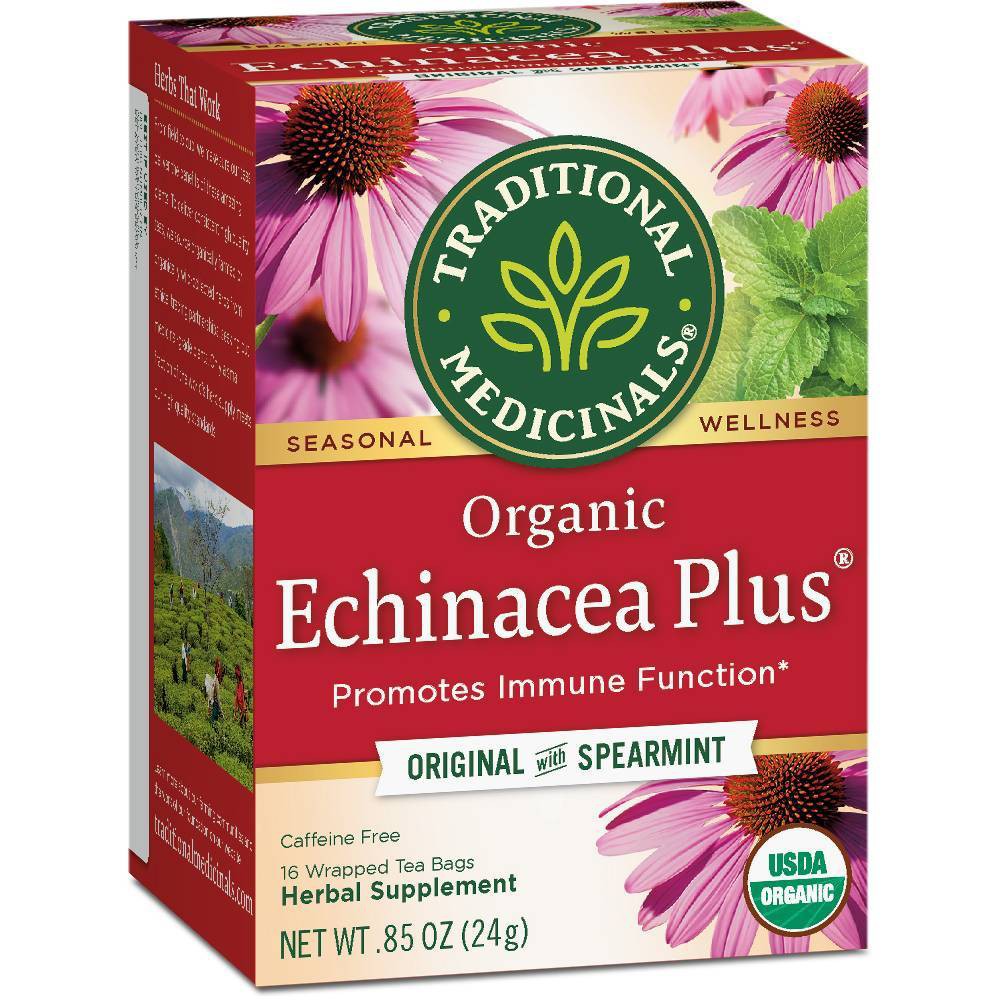 UPC 032917000514 product image for Traditional Medicinals Organic Echinacea Plus Herbal Tea - 16ct | upcitemdb.com
