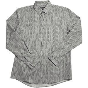 Alfani Mens Stripped Button Up Shirt - 1 of 1