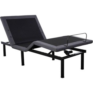 Adjustable Bed Frame, Electric Bed Base with Massage, Head & Foot Incline, Wireless Remote, 2 Built-in USB Ports, LED Night Light - 1 of 1