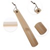 Unique Bargains Shoe Horn 9.25"x1.5" Wood Color 1 Pc - 3 of 4