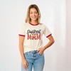 Simply Sage Market Women's Softball Mom Teddy Bear Short Sleeve Ringer Tee - 2 of 4