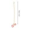 Unique Bargains Butterfly Heart Cup Chain Charm Water Cup Pendant 1 Pc - 2 of 4