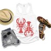 Simply Sage Market Two Lobsters Racerback Tank - 3 of 4