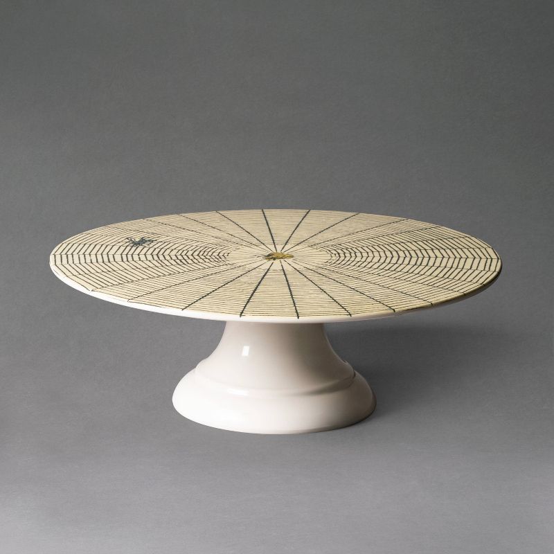 12&#34; Sweet Trappings Spider Web Melamine Cake Stand - John Derian for Threshold&#8482;, 1 of 6