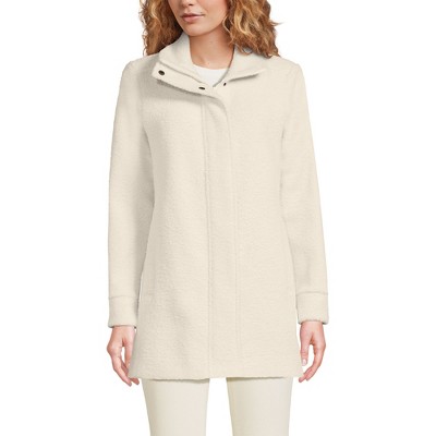 Lands' End Women's Boucle Fleece Coat