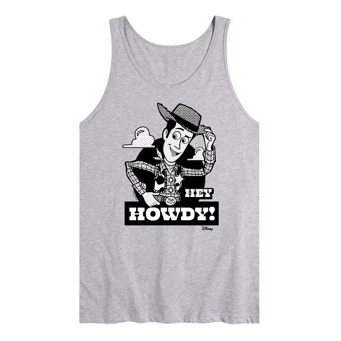 Men's Disney Hey Howdy Graphic Tank Top - Athletic Heather - Large : Target