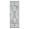 Machine Washable Area Rug Low Pile Non Slip Floor Carpet Vintage Distressed Flower Rug Soft Non Shedding Carpet for Kitchen Bedroom Living Room - 4 of 4