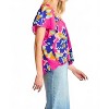 Women's Floral Print Surplice Wrap Top - umgee - 3 of 4