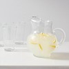 Ribbed Glass Pitcher Clear - Threshold™