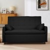 NicBex Convertible Sofa Bed Couch with Adjustable Back & Pillows,Oversized Upholstered Sleeper Sofa for Living Room,Bedroom - 2 of 4