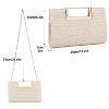 Straw Clutch Purses for Women Formal Party Clutch Bags Cocktail Prom - 4 of 4