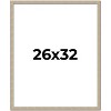 PosterPalooza | 26x32 Thin Barnwood Picture Frame, UV Acrylic, 2 Finishes - Grey and Black - 2 of 4