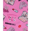 Mean Girls On Wednesdays We Wear Pink Girls' Tossed Print Pajama Pants Pink - 4 of 4
