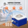 VEVOR Mini Pottery Wheel, for Kids or Beginners, 2 Turntables 2.6in/3.9in Ceramic Wheel Machine, Adjustable 0-300RPM Speed, Blue - 3 of 4