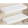 Floating Wall Shelf 15.7 Inches, Set of 2, with Metal Bracket for Easy Installation, Display Trinkets,in The Living Room, Entryway, Bedroom - image 3 of 3