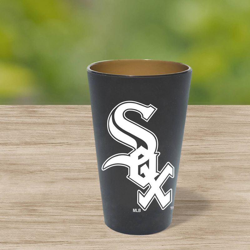 MLB Chicago White Sox 16oz Silipint Drinkware, 3 of 4