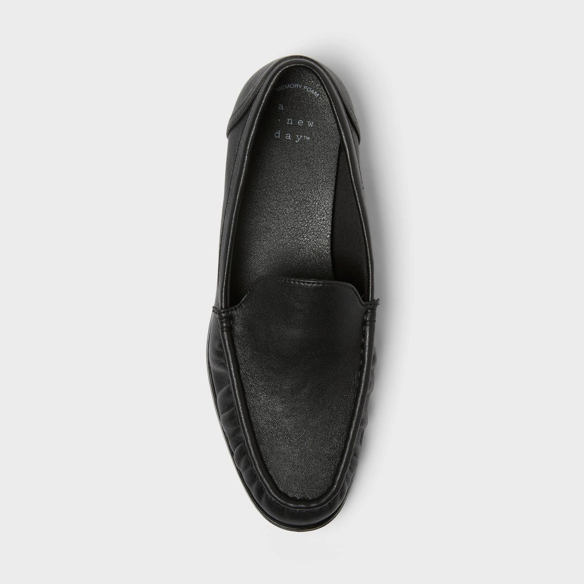 Женские туфли A New Day Women’s James Rouched Loafers with Memory Foam Insole – A New day™ Black 7 — фото 3