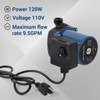 Circulating Pump Hot Water Cast Iron Shield,Easy Diy Installation,Water Conservation,3 Adjustion - 3 of 4
