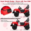24V Electric Ride On Car for Kids, 4WD 20.5in 2-Seater with Extendable Body, 13in Anti-Slip Tires, LED Lights, Music, Parental Remote, for Ages 3-8 - 2 of 4