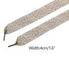 INSPIRE CHIC Leopard Ribbon Pattern Flat Wide Lace Shoelaces for Sneakers 1 Pair - 3 of 4