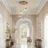 LNC Ranunculus Gold Modern Luxury Glass Chandelier/Island Light,17.7in/22in/44.5in - 4 of 4