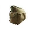 K-Cliffs Heavy Duty Canvas Messenger Bag Durable Quality Vintage Cotton Laptop Ipad Shoulder Travel Book Bag Olive Green - 4 of 4