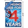 Trends International Marvel Spider-Man - Happy 4th Birthday Framed Wall Poster Prints - 3 of 4