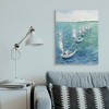 Stupell Industries Sail Boats Floating in a Row Coastal Landscape - 2 of 4