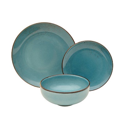 12pc Stoneware Reactive Glaze Dinnerware Set - Sango