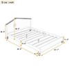 Full Size Wood Platform Bed With House-shaped Headboard Easy Assembly Platform Bed Frames Mattress Foundation - image 3 of 4