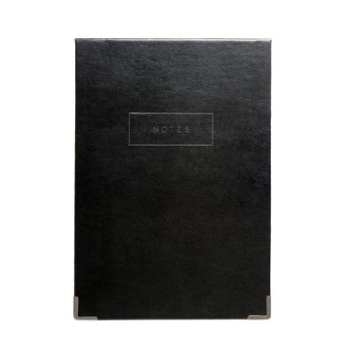 Photo 1 of Vegan Leather Paper Bloc Composition Notepad Black - russell+hazel