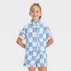 Grayson Threads Kids Checkered Gauze Set - Blue - image 3 of 4